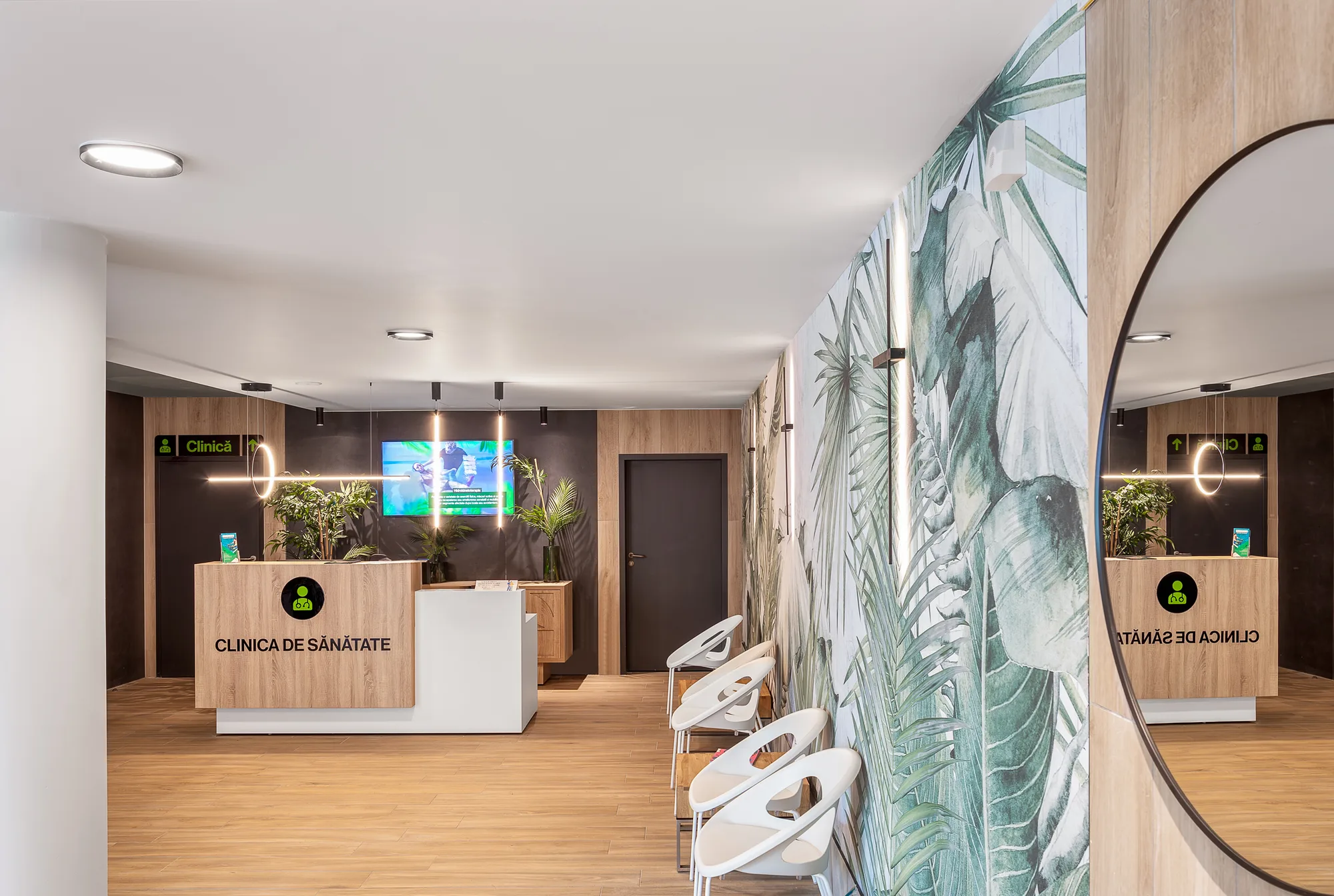 Amenajare interioara comerciala — AMAZONIA AQUAPARK, stil biophilic contemporan, Timisoara. Imagine 2 din 12