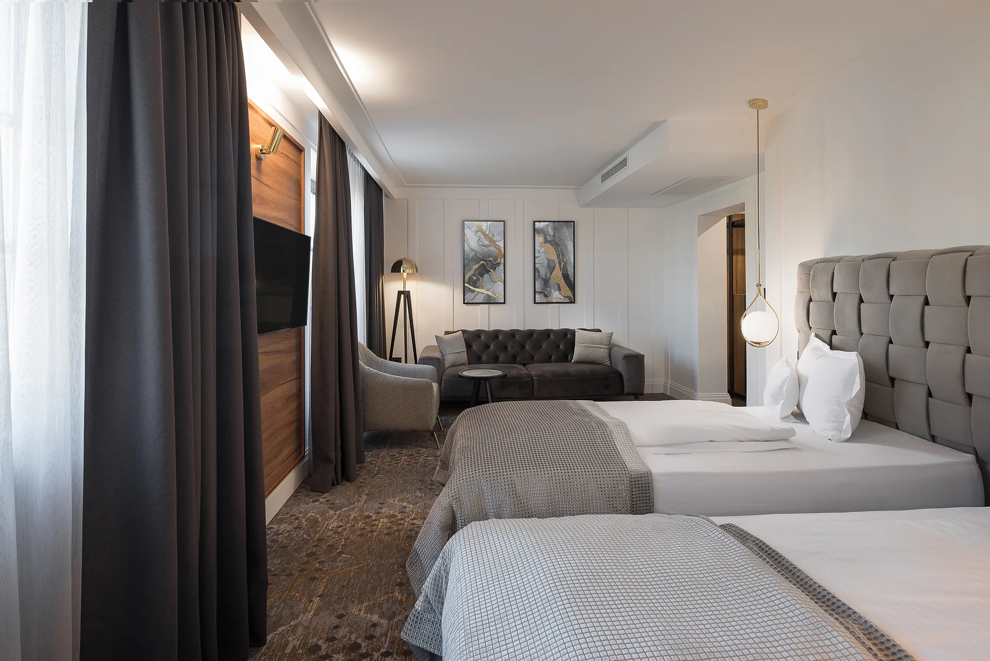 Amenajare interioara comerciala — DONNA ANA BOUTIQUE HOTEL, stil contemporan cu accente glam, Timisoara. Imagine 10 din 18