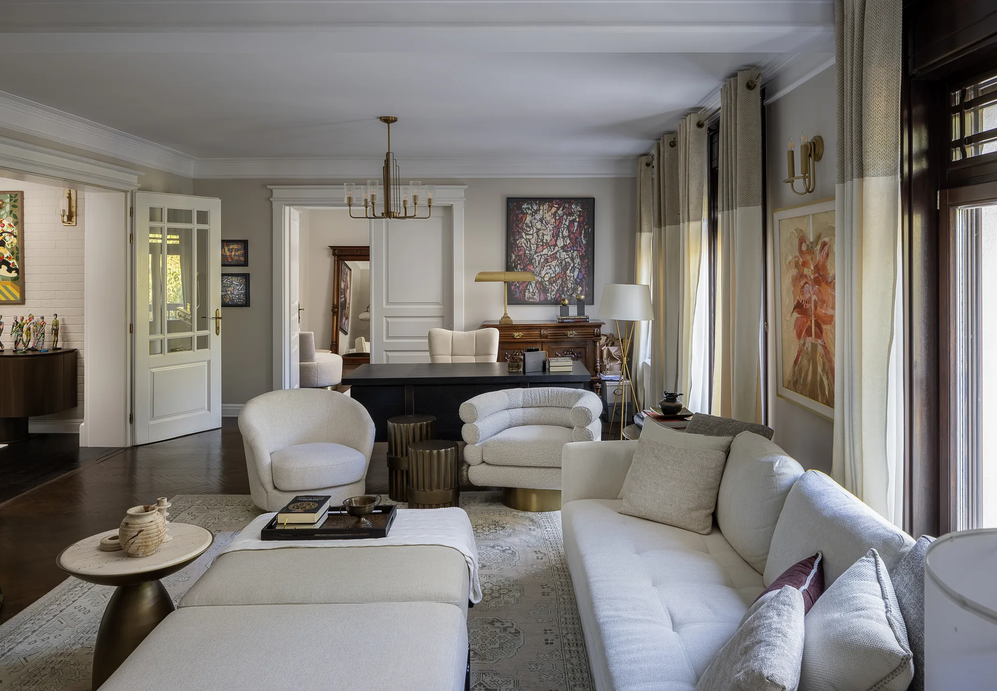 Amenajare interioara rezidentiala — PENTHOUSE ECLECTIC, stil eclectic, Timisoara. Imagine 2 din 9