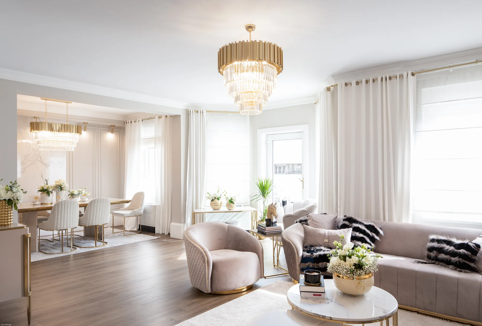Amenajare interioara rezidentiala — VILA STIL GLAM, stil glam, Timisoara. Imagine 1 din 13
