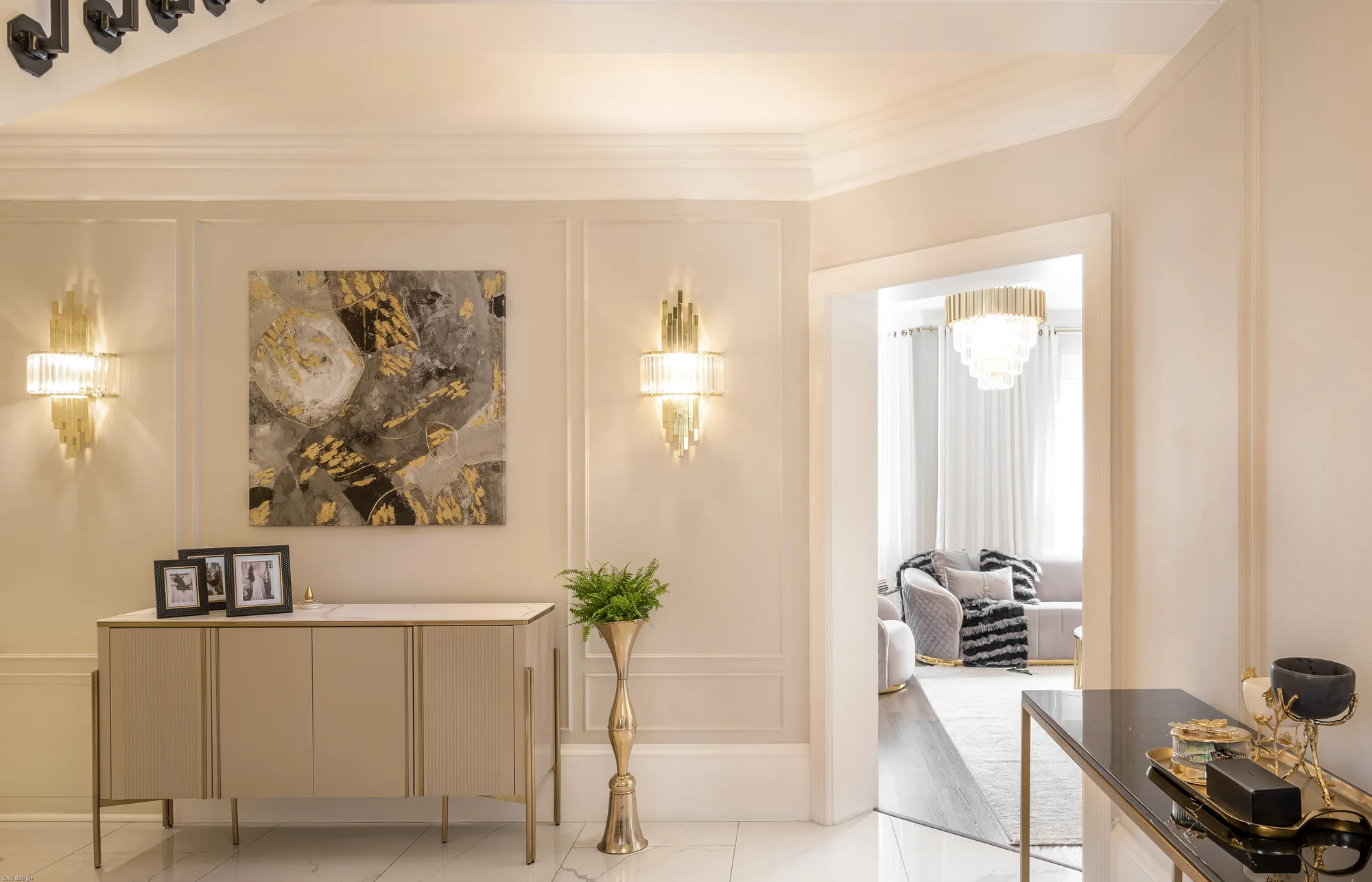Amenajare interioara rezidentiala — VILA STIL GLAM, stil glam, Timisoara. Imagine 4 din 13