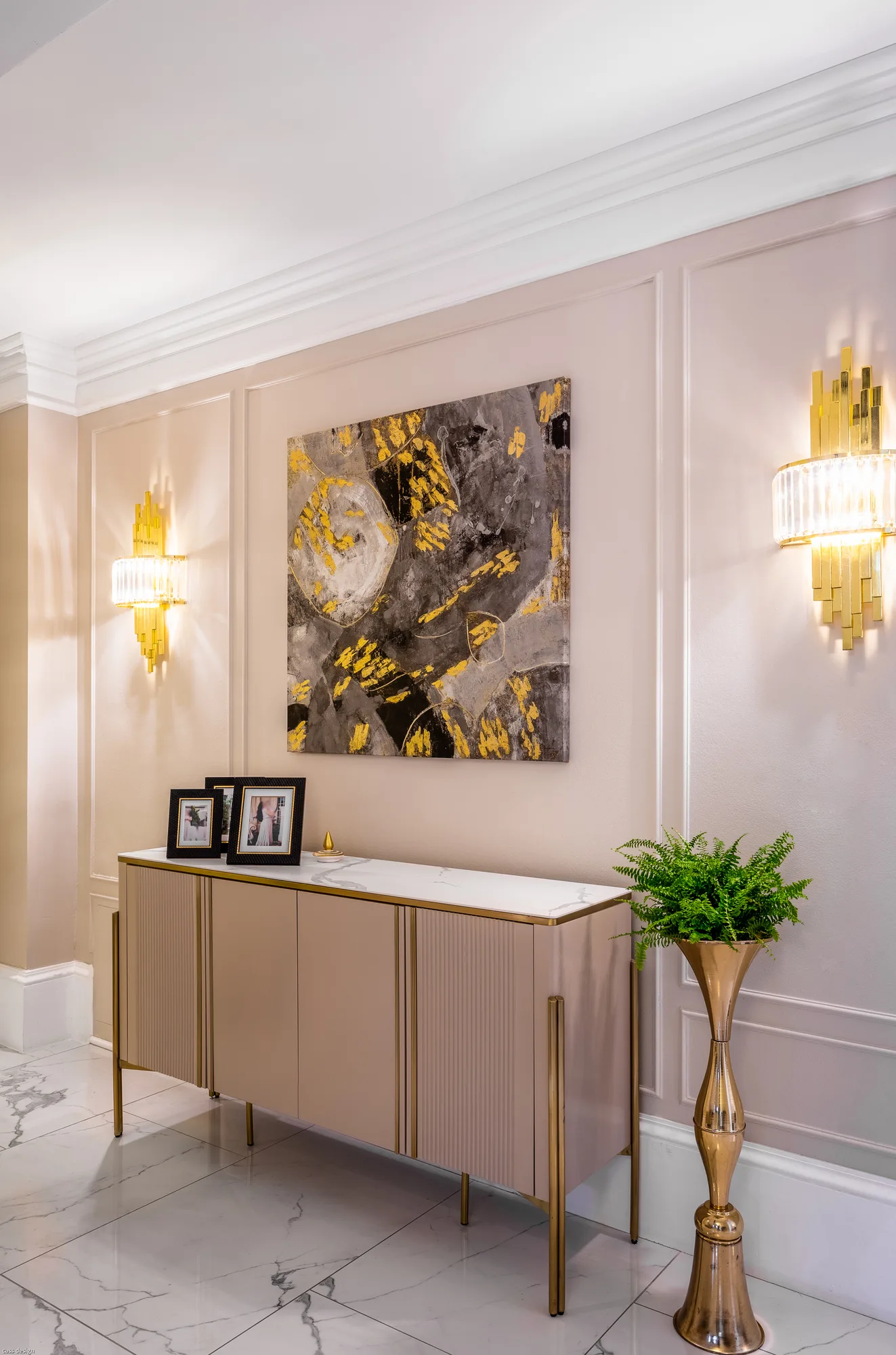 Amenajare interioara rezidentiala — VILA STIL GLAM, stil glam, Timisoara. Imagine 10 din 13