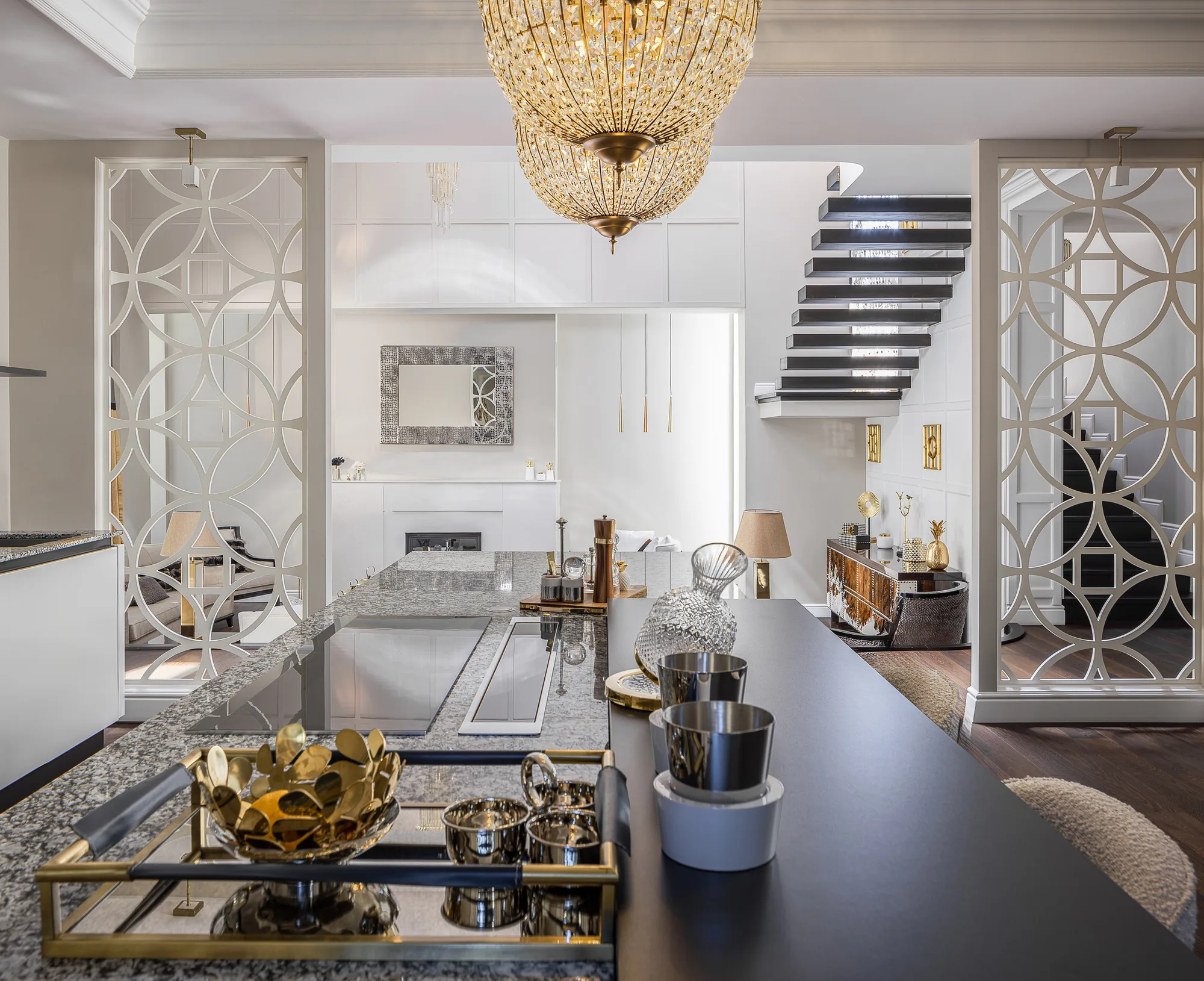 Amenajare interioara rezidentiala — VILA GLAM CONTEMPORAN, stil contemporan, Timisoara. Imagine 4 din 6