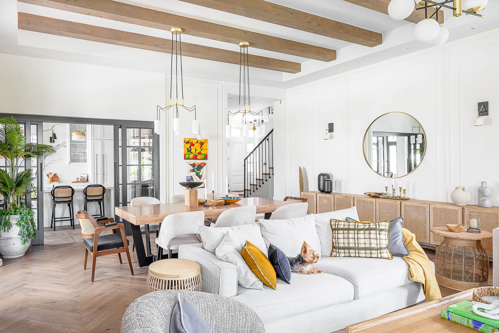Amenajare interioara rezidentiala — VILA IN STIL FARMHOUSE CONTEMPORAN, stil farmhouse contemporan, Dumbravita. Imagine 6 din 22