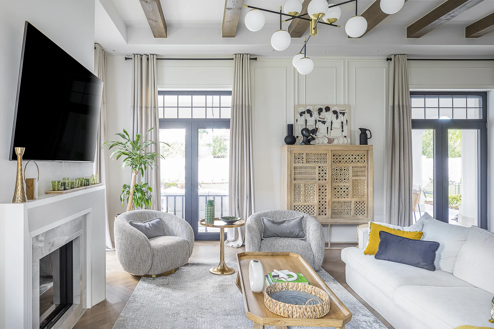 Amenajare interioara rezidentiala — VILA IN STIL FARMHOUSE CONTEMPORAN, stil farmhouse contemporan, Dumbravita. Imagine 7 din 22