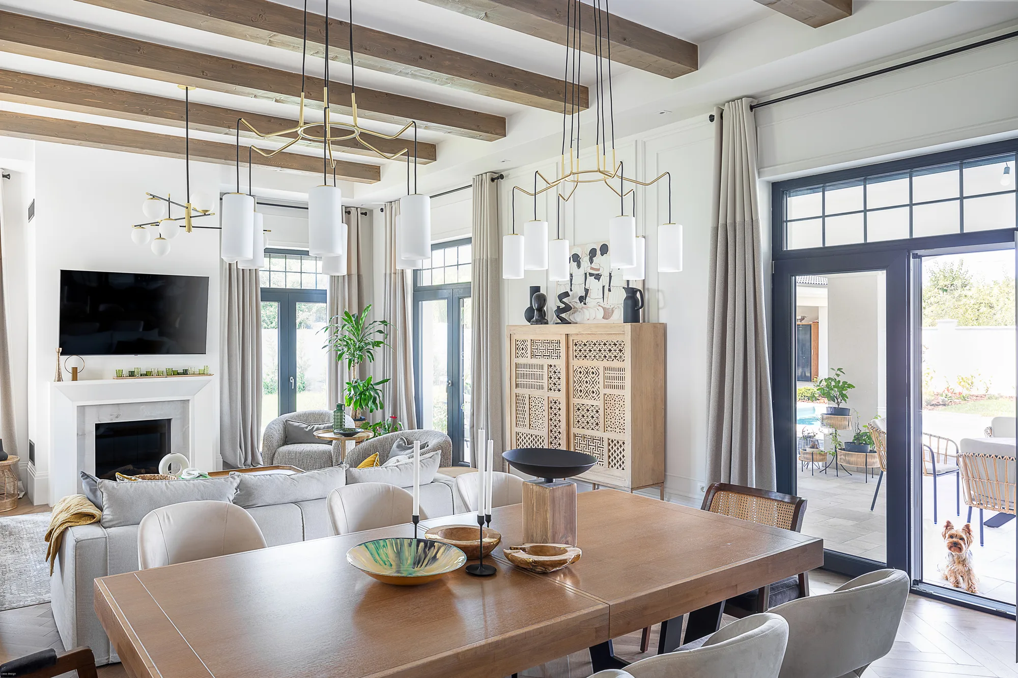 Amenajare interioara rezidentiala — VILA IN STIL FARMHOUSE CONTEMPORAN, stil farmhouse contemporan, Dumbravita. Imagine 15 din 22