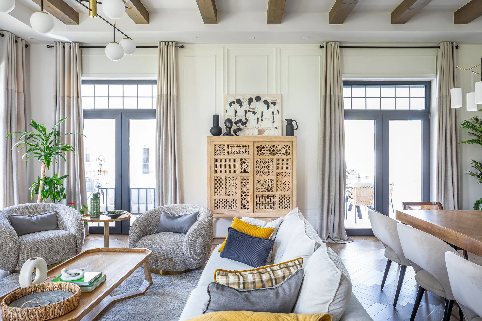 Amenajare interioara rezidentiala — VILA IN STIL FARMHOUSE CONTEMPORAN, stil farmhouse contemporan, Dumbravita. Imagine 18 din 22