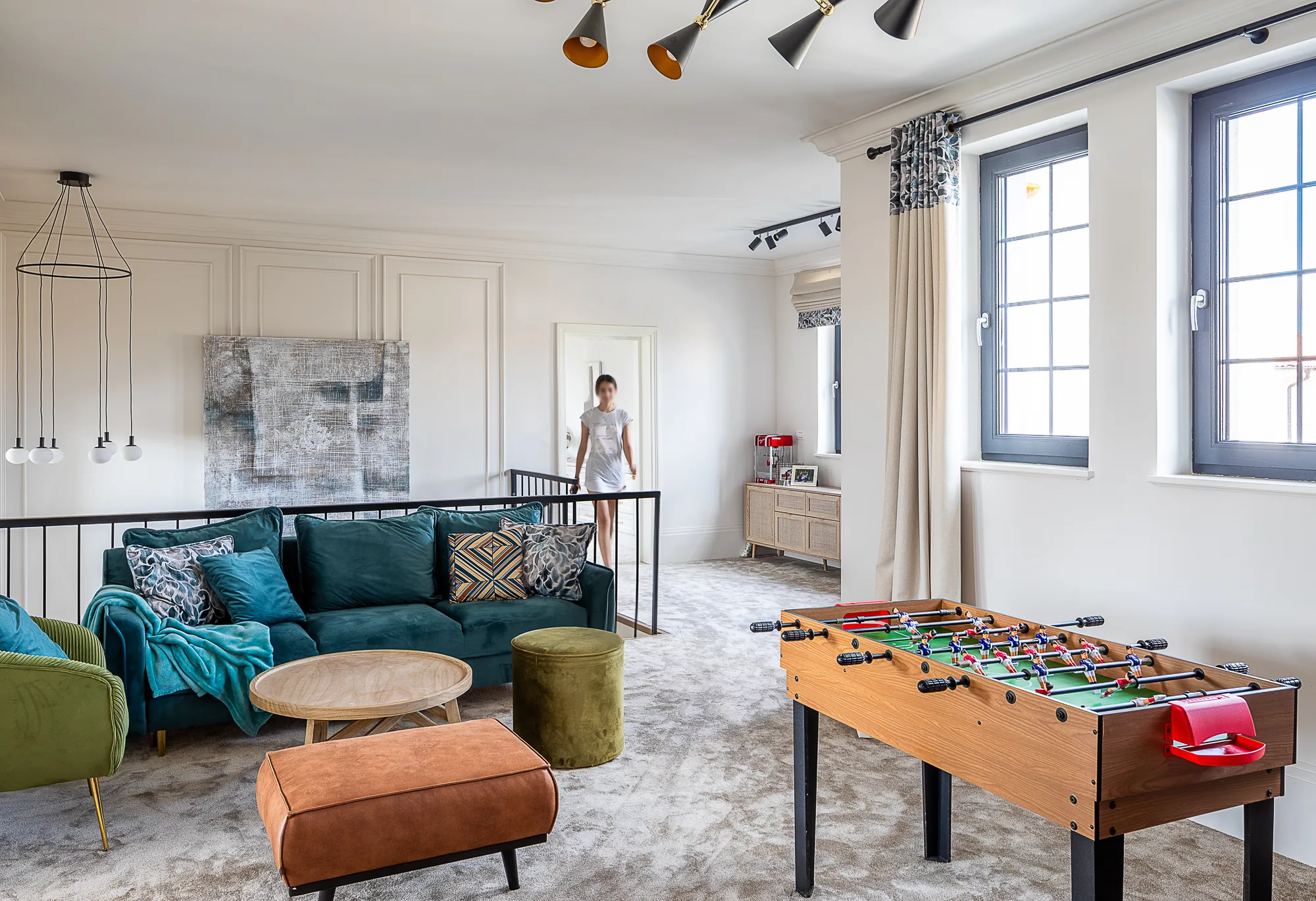 Amenajare interioara rezidentiala — VILA IN STIL FARMHOUSE CONTEMPORAN, stil farmhouse contemporan, Dumbravita. Imagine 19 din 22