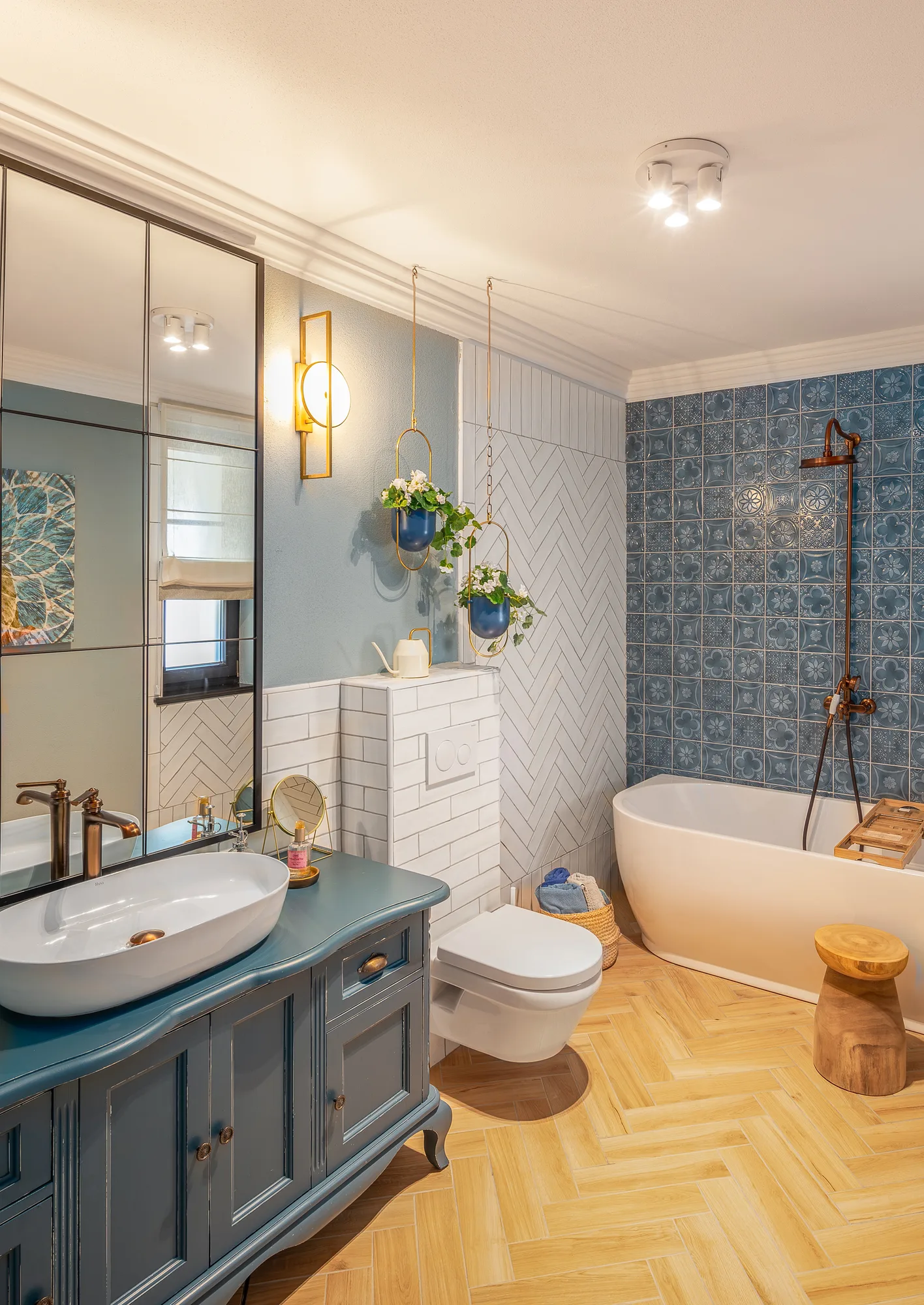 Amenajare interioara rezidentiala — VILA FARMHOUSE RUSTIC, stil farmhouse rustic, Baia de Arama, jud Mehedinti. Imagine 12 din 12