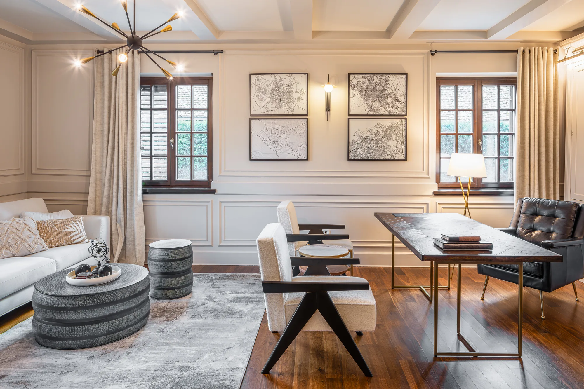 Amenajare interioara rezidentiala — VILA FARMHOUSE TRANZITIONAL, stil farmhouse, Timisoara. Imagine 7 din 9