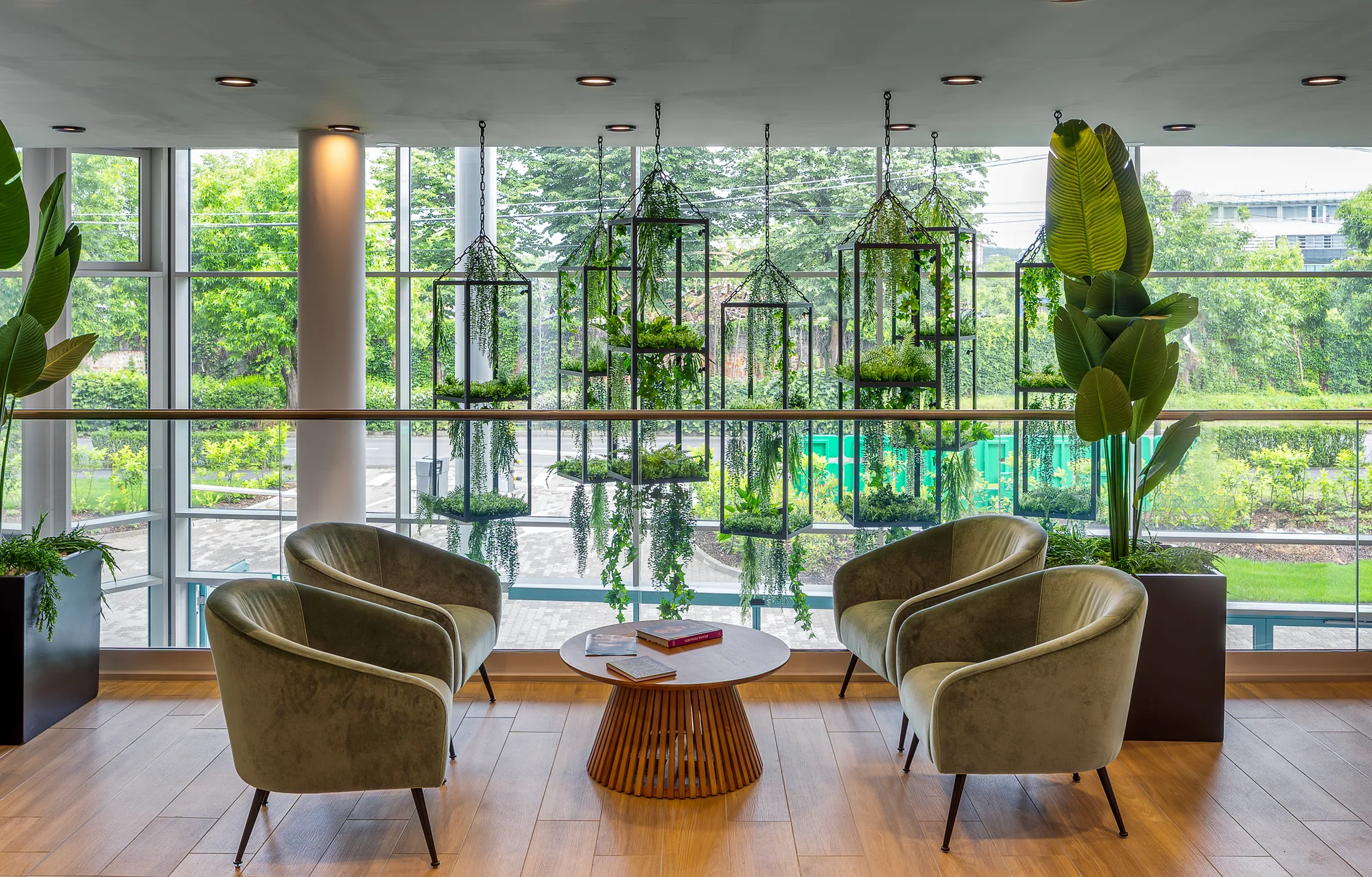 Amenajare interioara comerciala — HOTEL AMAZONIA, stil biophilic contemporan, Timisoara. Imagine 6 din 11