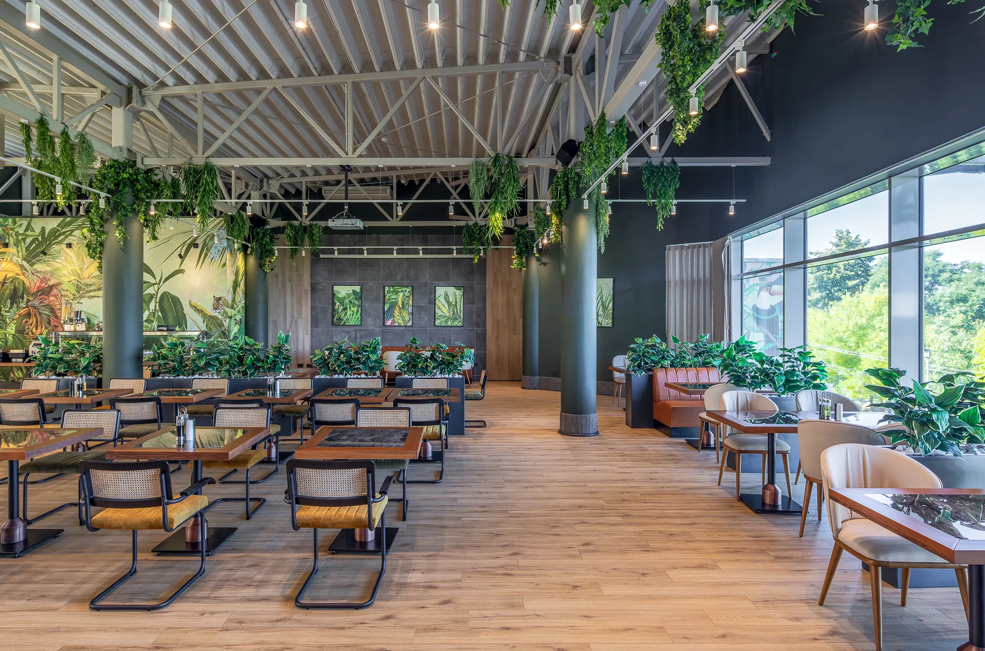 Amenajare interioara comerciala — HOTEL AMAZONIA, stil biophilic contemporan, Timisoara. Imagine 11 din 11