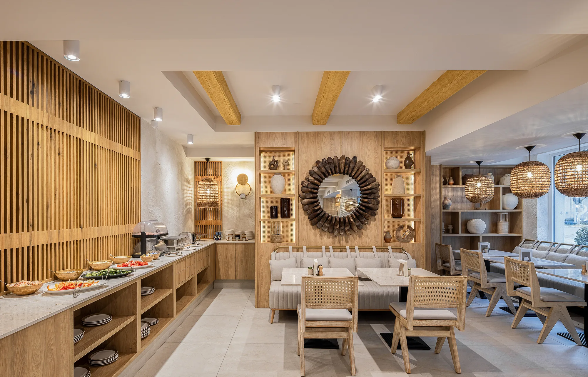 Amenajare interioara comerciala — HOTEL SERENITY, stil wabi sabi, Timisoara. Imagine 5 din 17