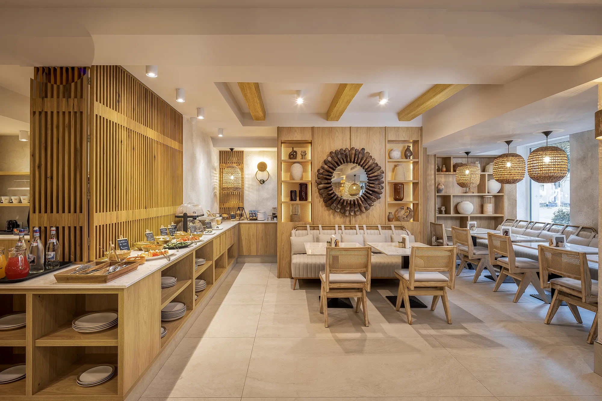 Amenajare interioara comerciala — HOTEL SERENITY, stil wabi sabi, Timisoara. Imagine 7 din 17
