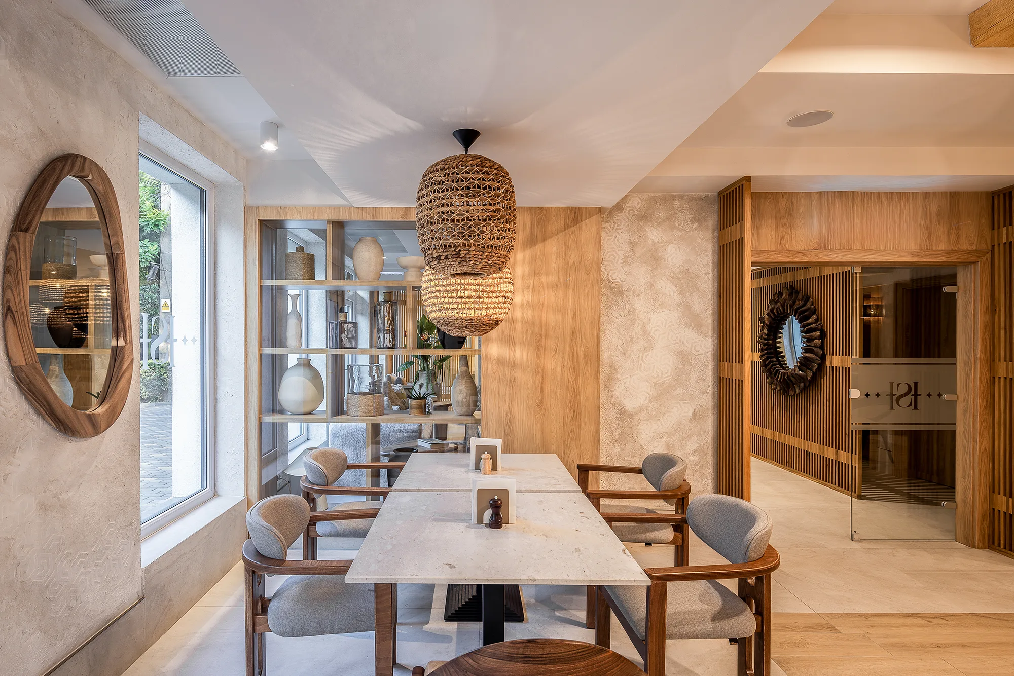 Amenajare interioara comerciala — HOTEL SERENITY, stil wabi sabi, Timisoara. Imagine 8 din 17