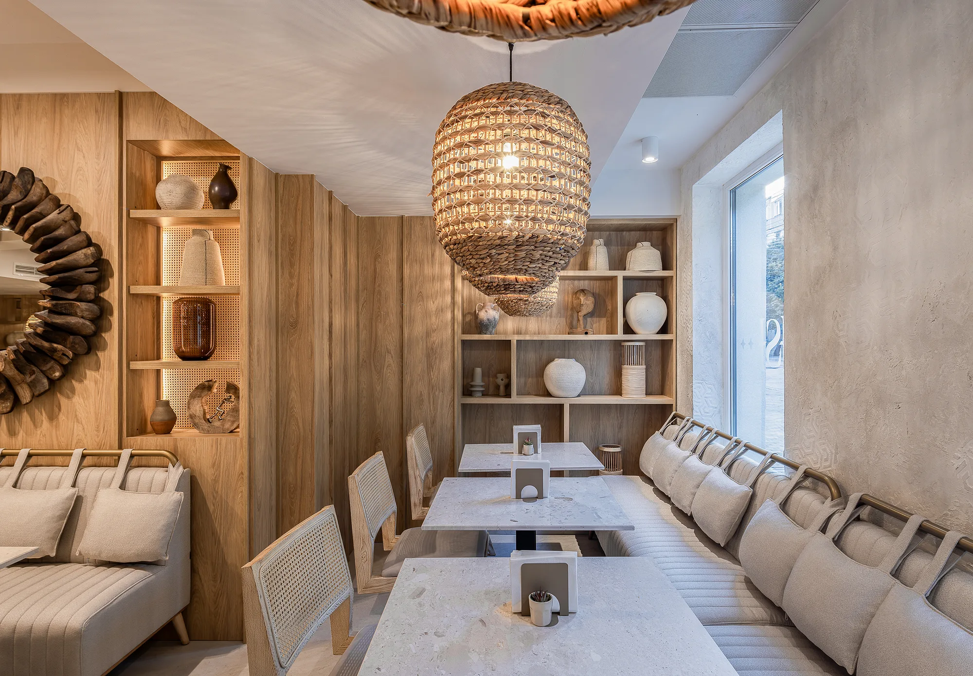 Amenajare interioara comerciala — HOTEL SERENITY, stil wabi sabi, Timisoara. Imagine 15 din 17