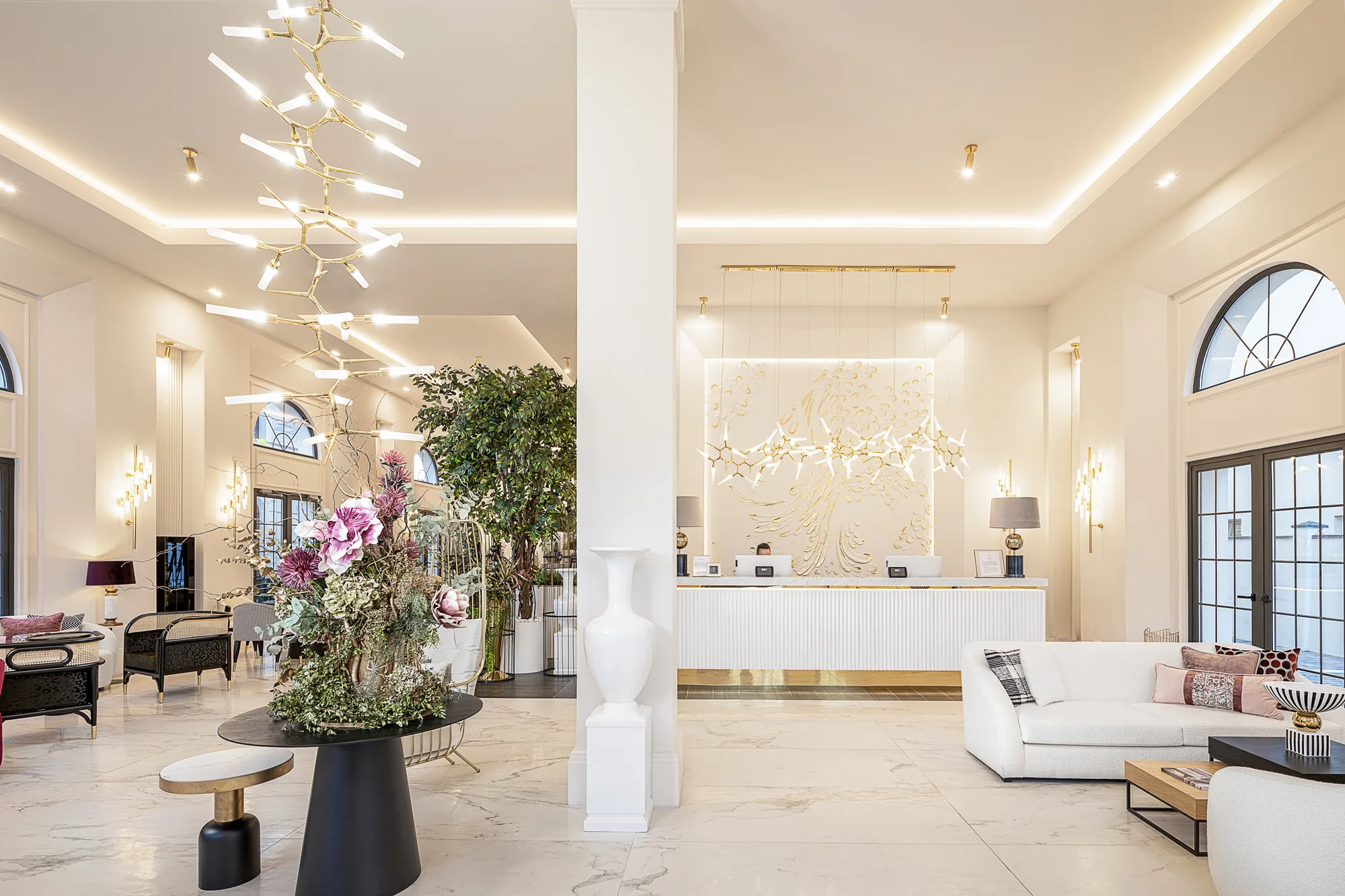 Amenajare interioara comerciala — HOTEL ZET, stil glam contemporan, Timisoara. Imagine 5 din 12