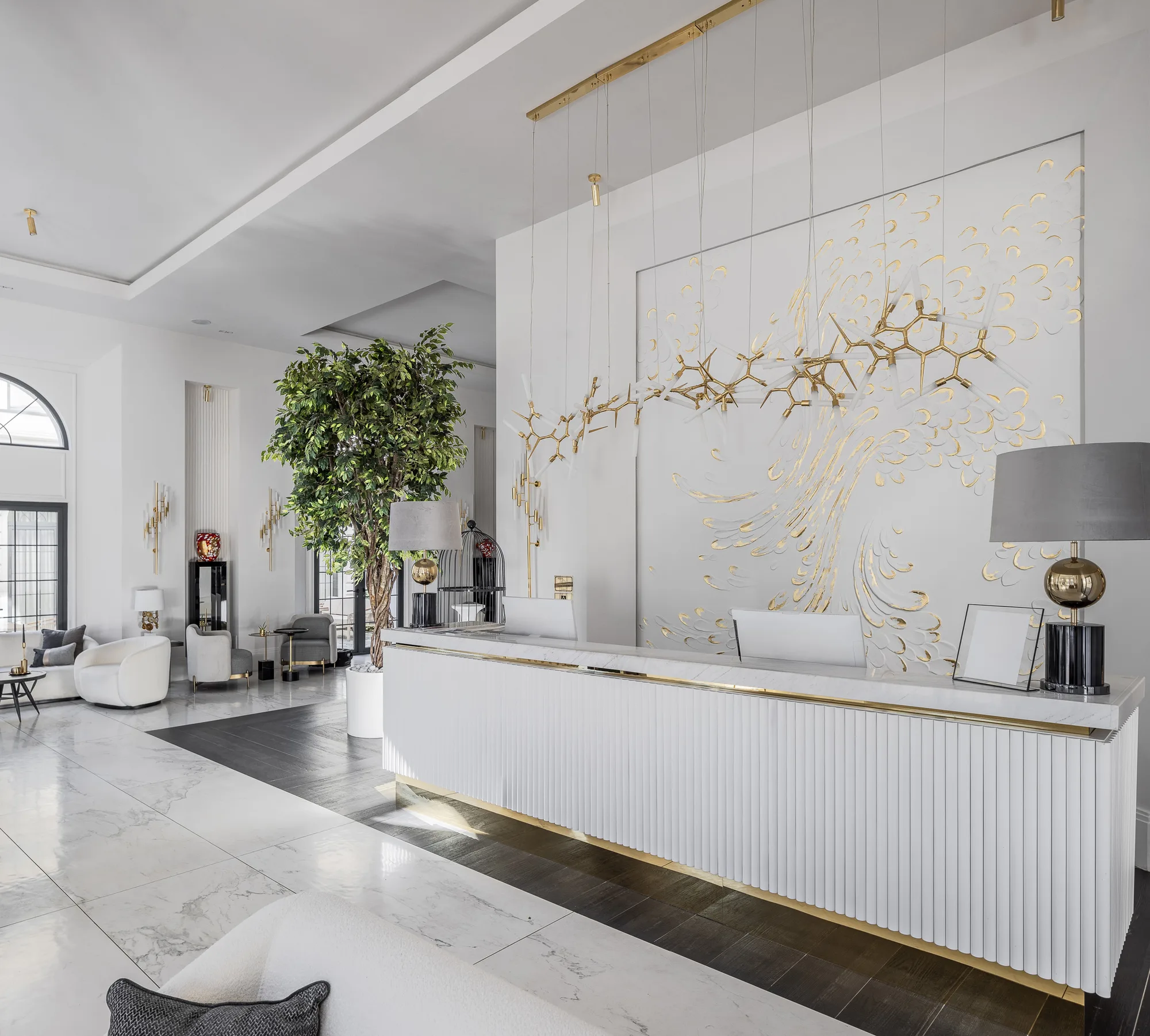 Amenajare interioara comerciala — HOTEL ZET, stil glam contemporan, Timisoara. Imagine 10 din 12