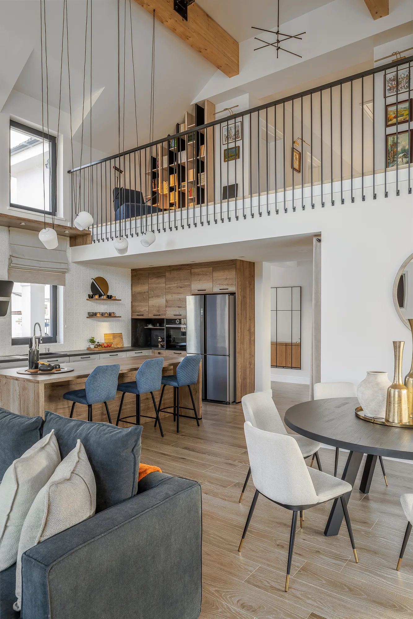Amenajare interioara rezidentiala — VILA MODERNA CU INFLUENTE SCANDINAVE, stil modern, Timisoara. Imagine 6 din 15