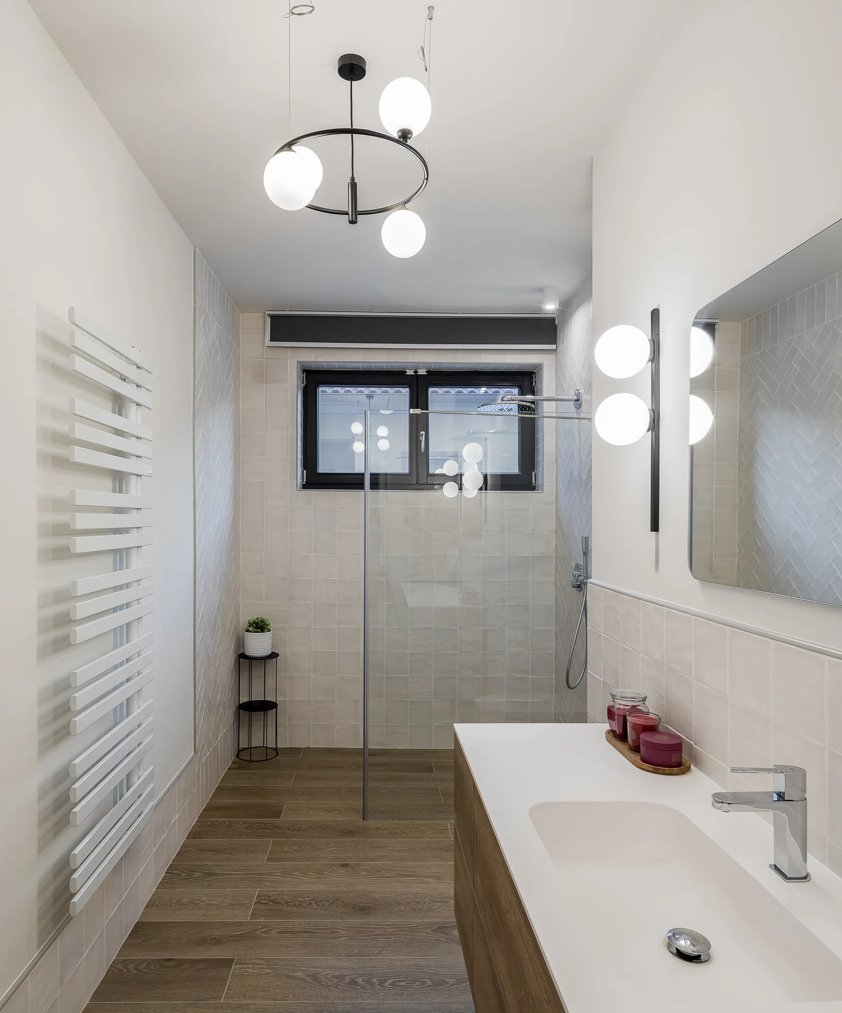 Amenajare interioara rezidentiala — VILA MODERNA CU INFLUENTE SCANDINAVE, stil modern, Timisoara. Imagine 14 din 15