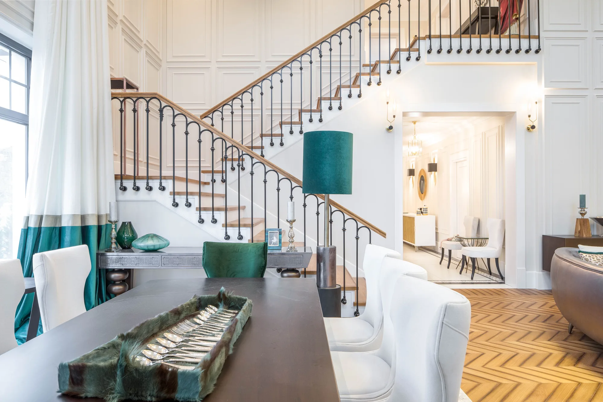 Amenajare interioara rezidentiala — VERDE IN CLASIC, stil clasic contemporan, Timisoara. Imagine 9 din 25