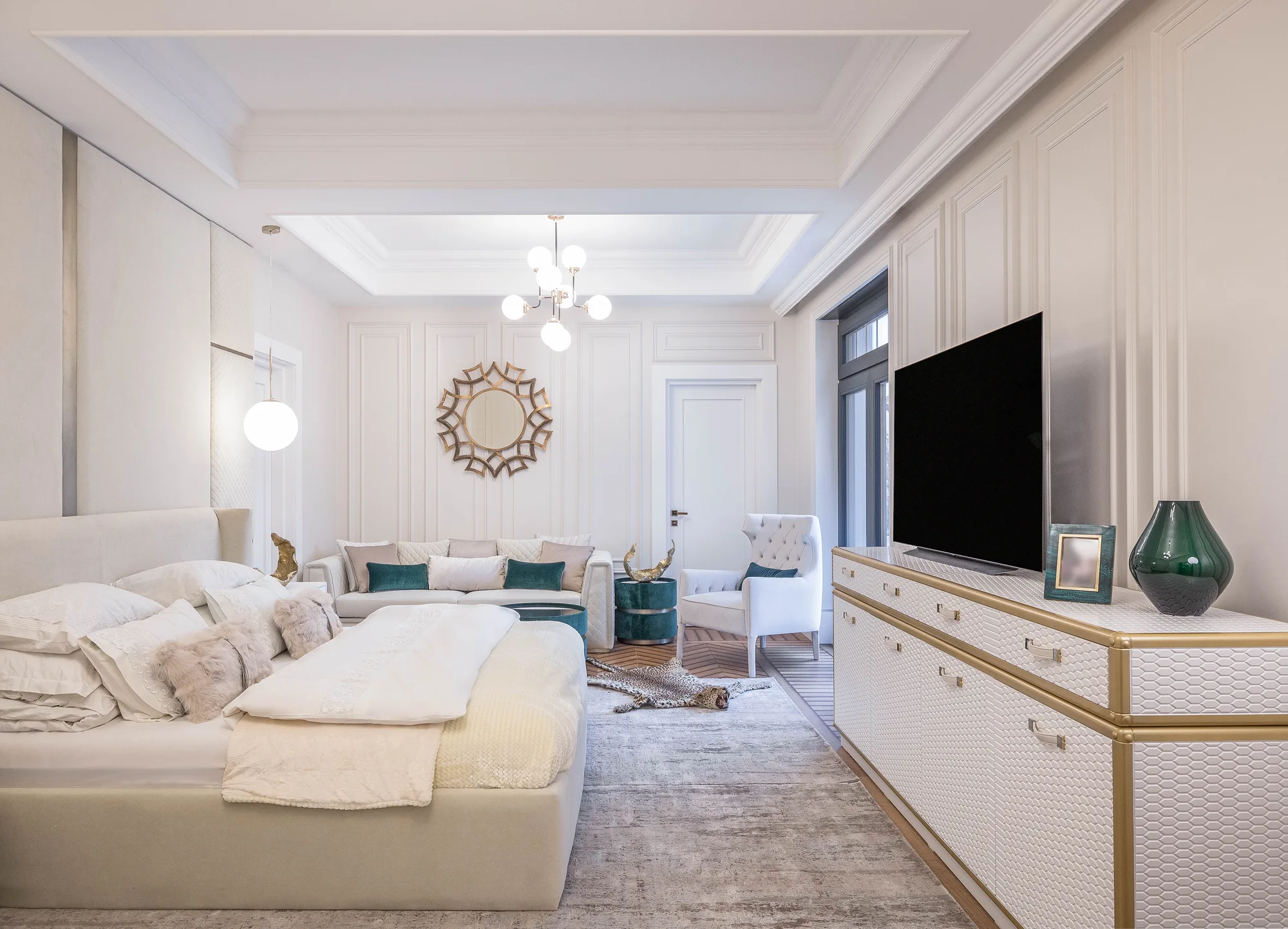 Amenajare interioara rezidentiala — VERDE IN CLASIC, stil clasic contemporan, Timisoara. Imagine 12 din 25